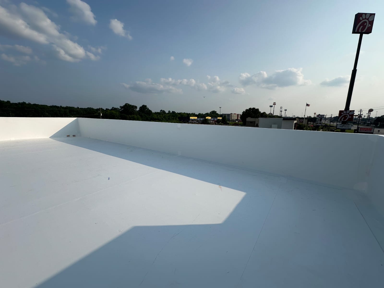 Commercial Flat Roof System Upgrade: TPO Membrane Installation
